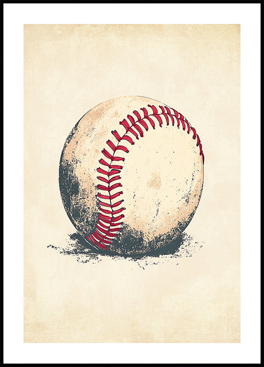 Baseball Ball (NEW) - Posterbox