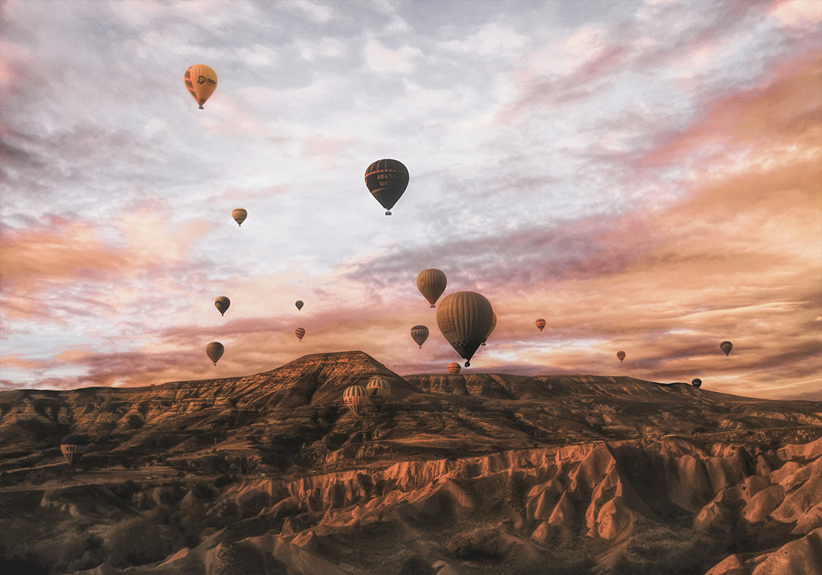Cappodocia Hot air Balloon Plakat
