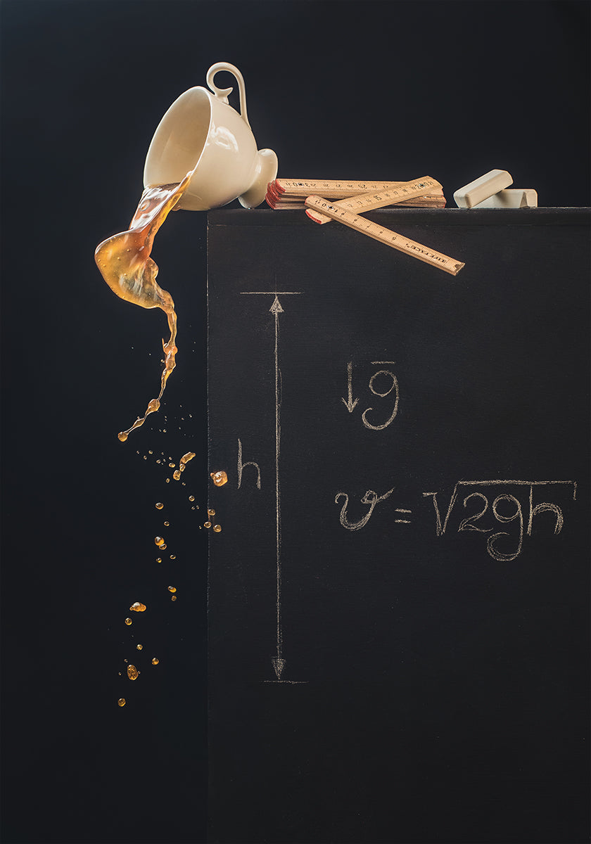 A study with free fall Plakat