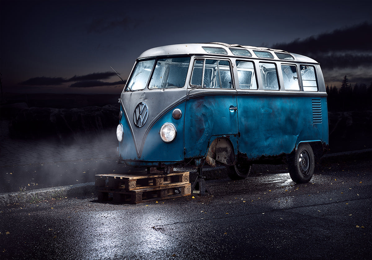 VW Kleinbus Plakat