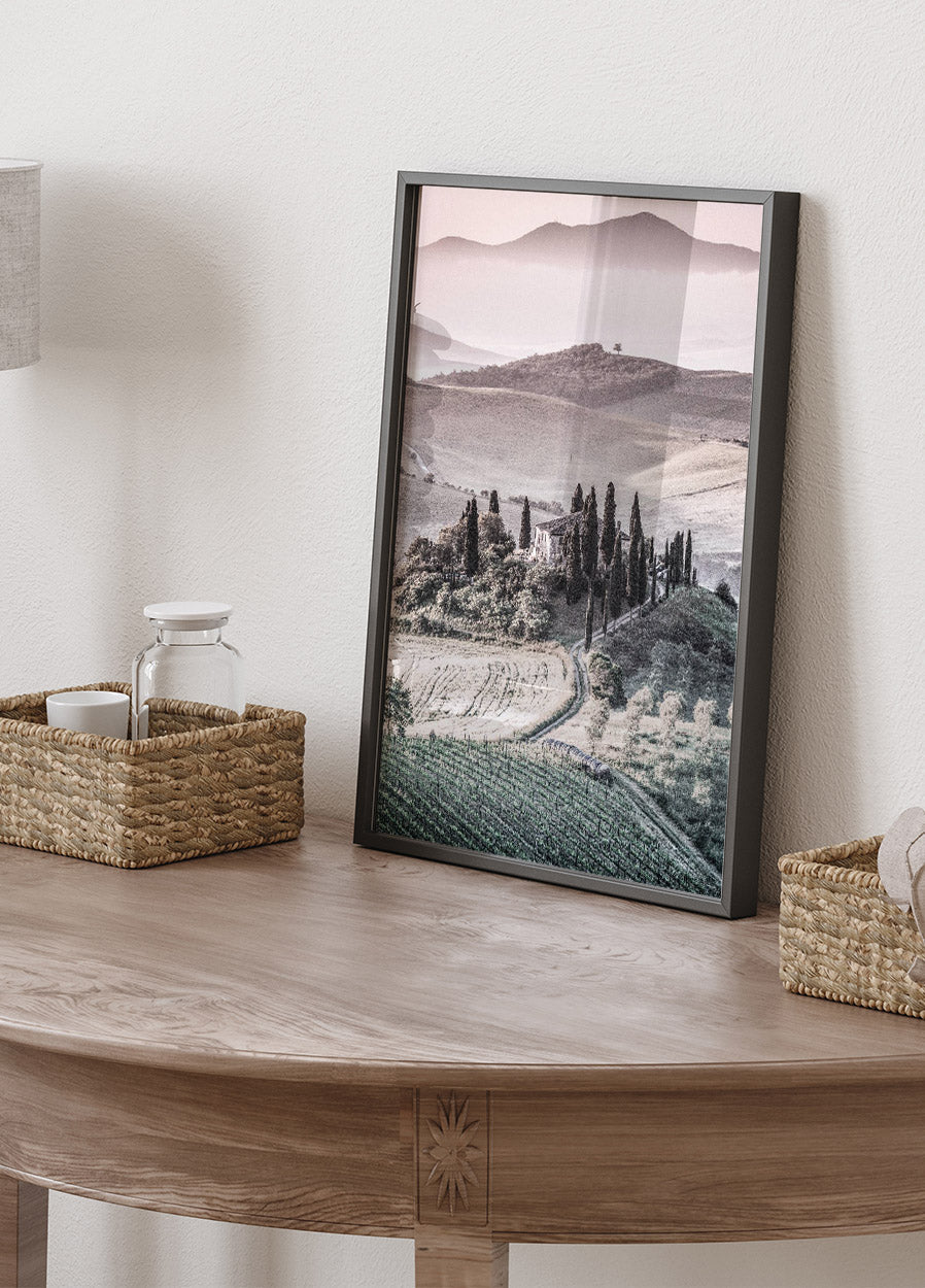 Tuscany Hills Landscape Plakat - Posterbox.no