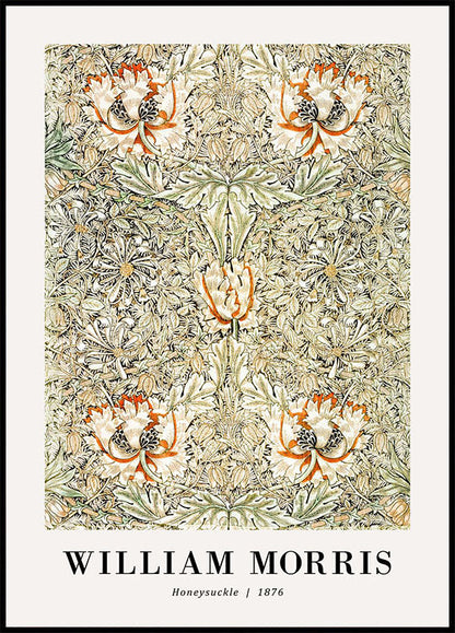 William Morris Honeysuckle 1876 Plakat - Posterbox.no