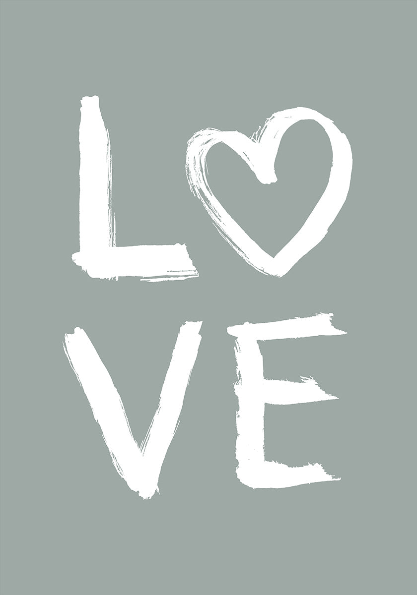 LOVE Toothy Green (NEW) - Posterbox