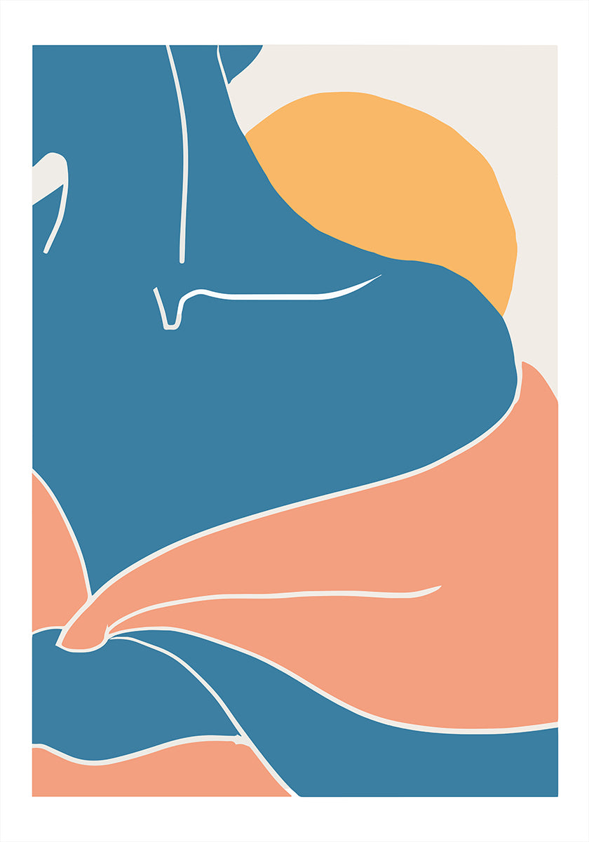 Blue Shoulder Plakat