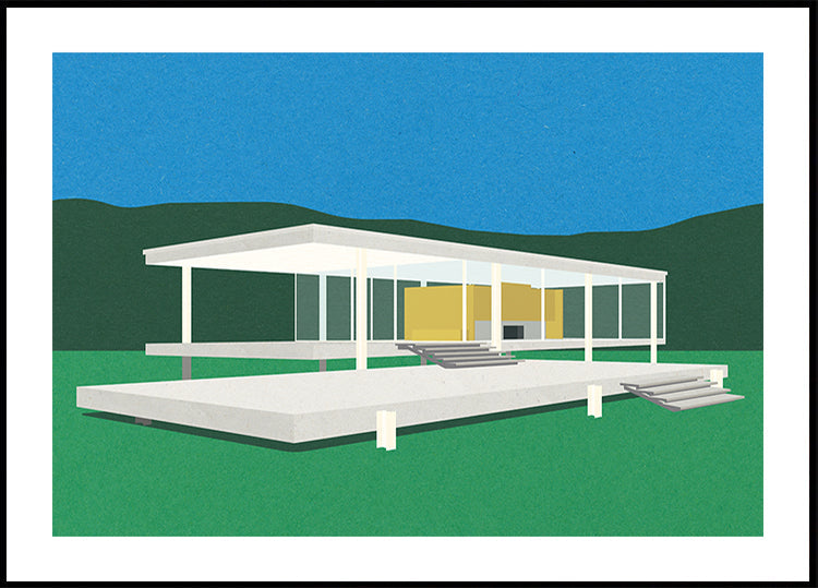 Ludwig Mies Van Der Rohe Farnsworth House (NEW) - Posterbox