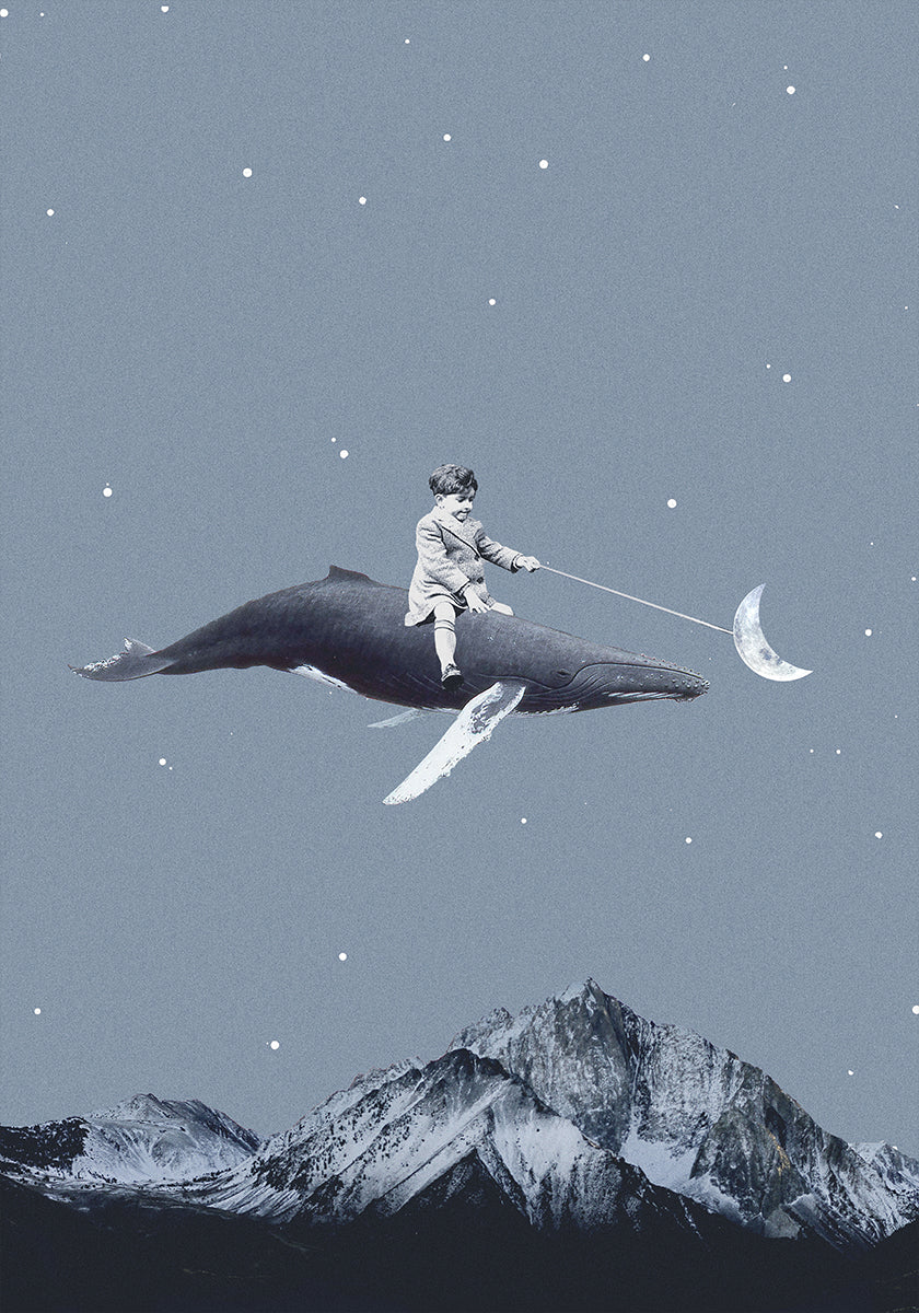 Aim for the moon Plakat