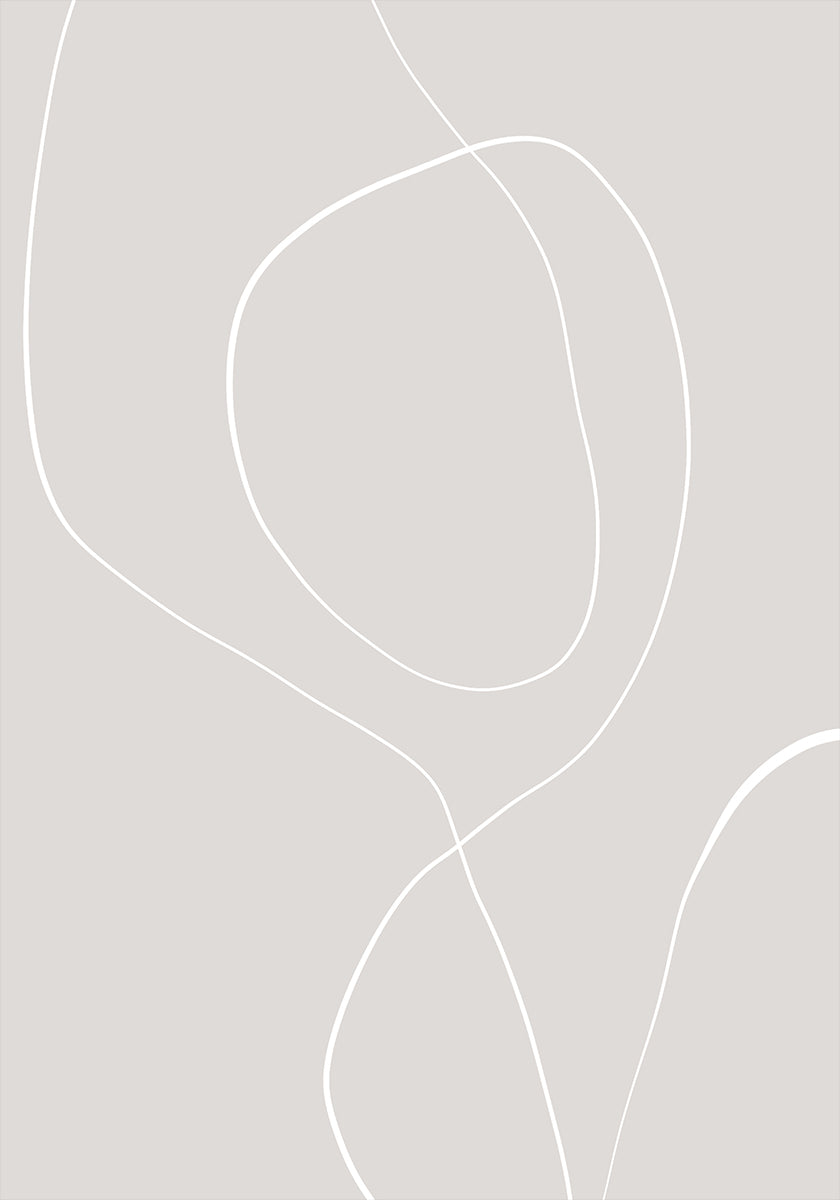 Flowing Lines Harmony Plakat