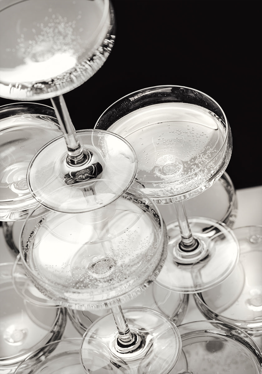 Champagne tower_5 Plakat