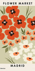Flower Market Madrid Plakat - Posterbox