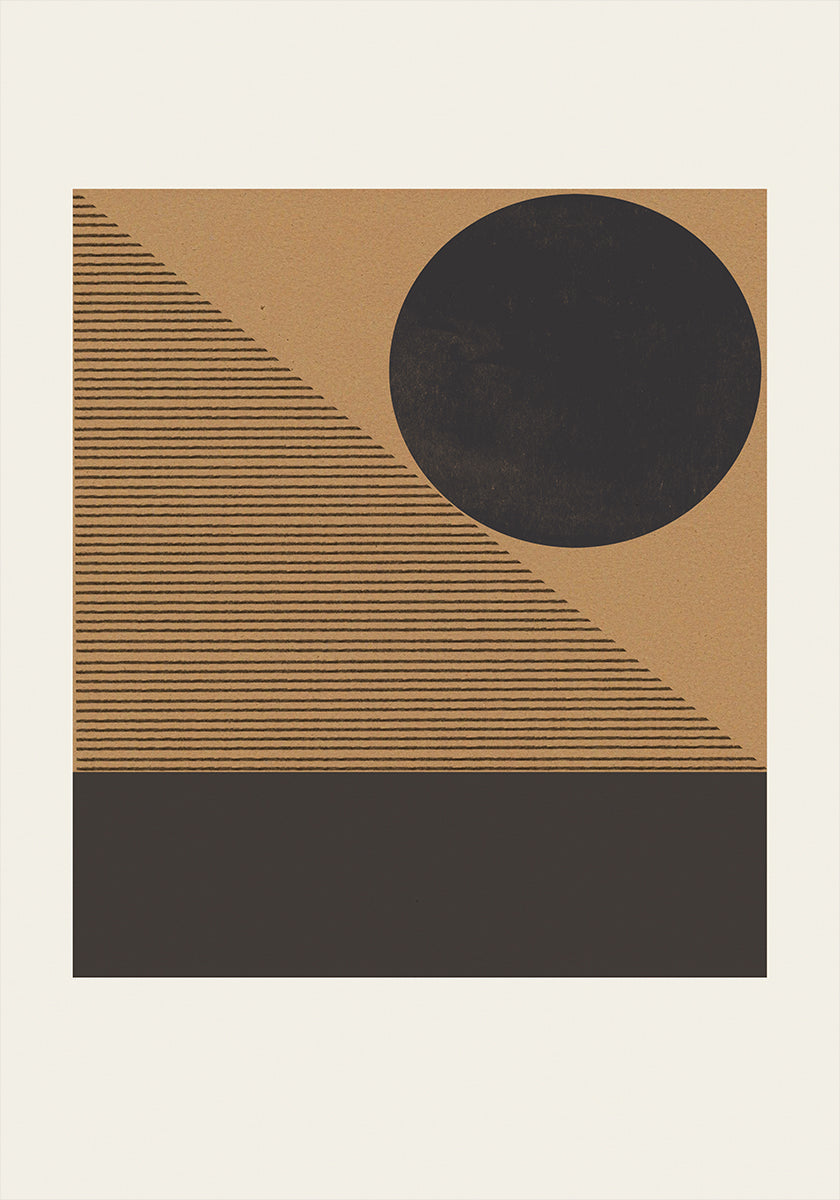 Geometric Eclipse Plakat