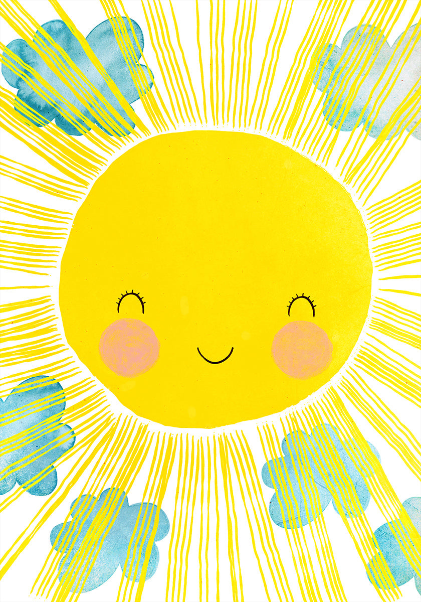 Sunny Smile Bliss Plakat