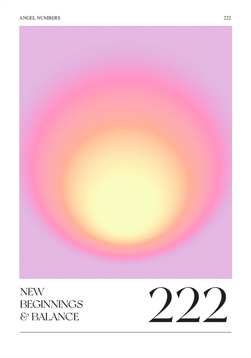 Gradient with Soft Pink and Yellow Hues Plakat