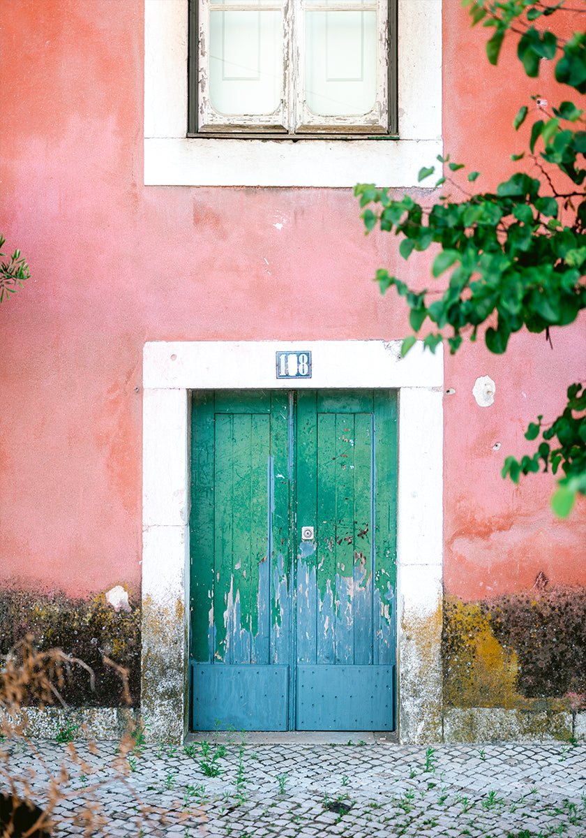 Little door in Lisbon Plakat
