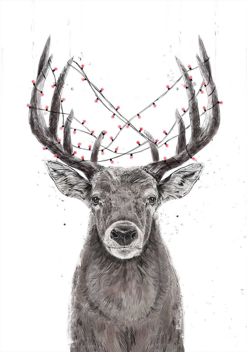 Xmas deer Plakat