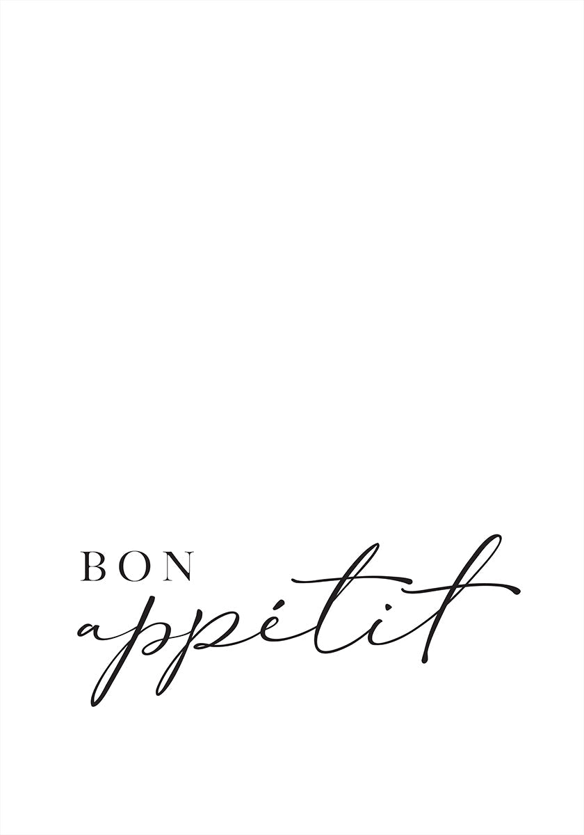 Bon appétit Plakat