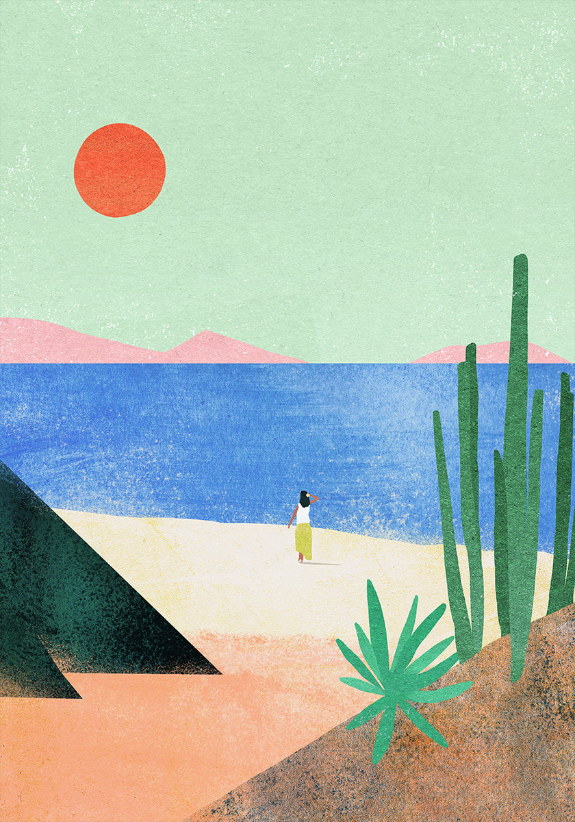 Beach Girl ii Plakat