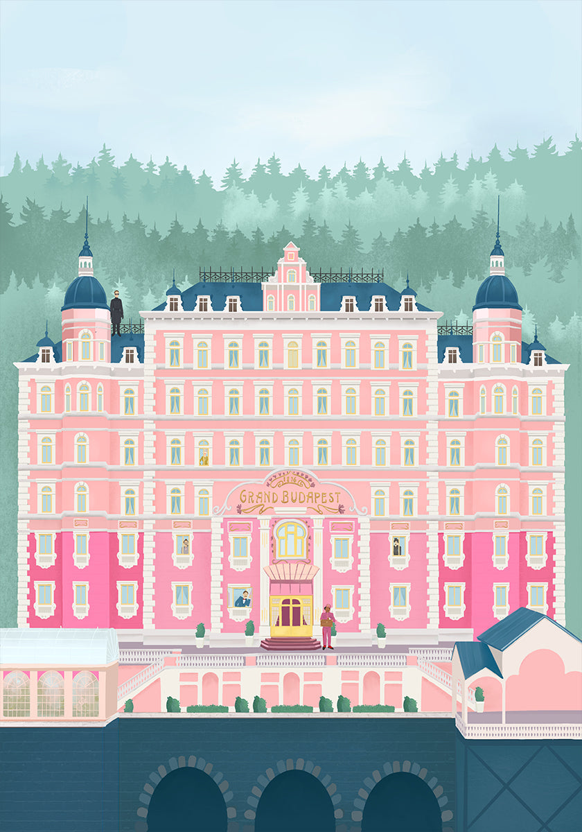 The Grand Budapest Hotel Plakat
