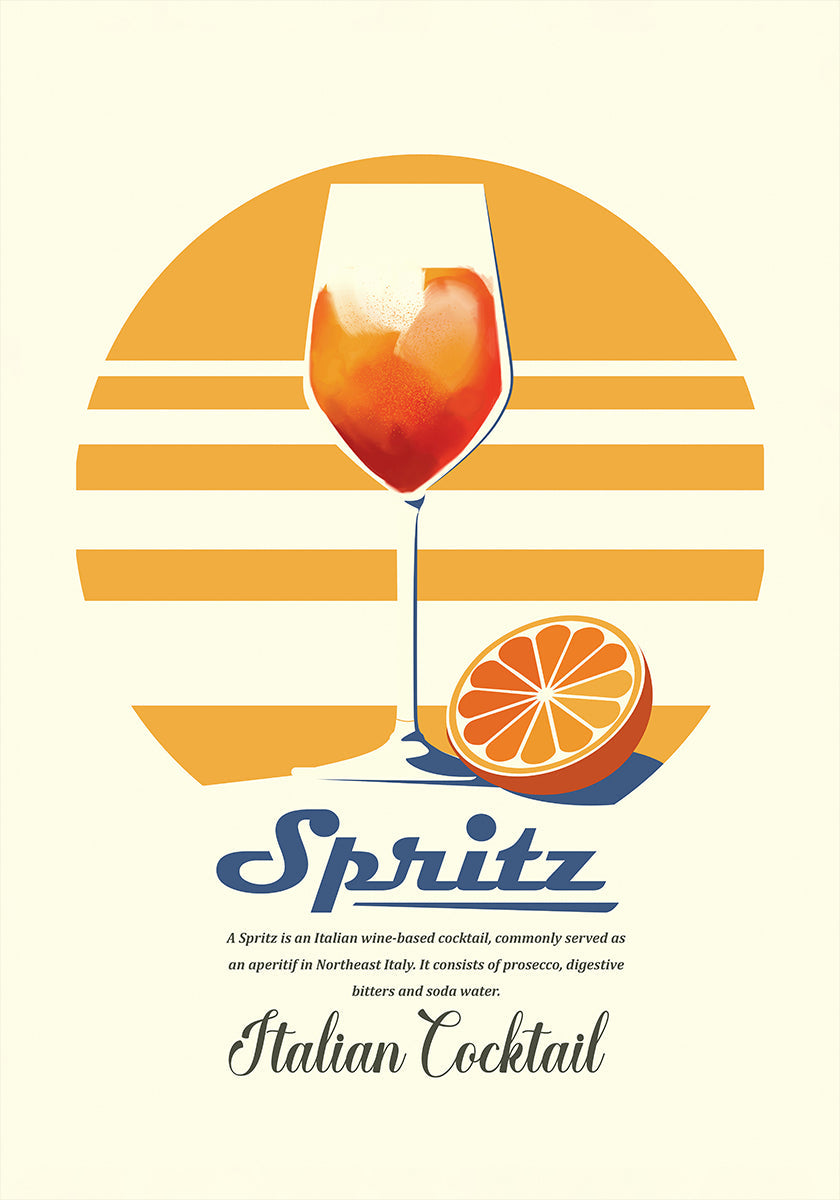 Spritz summer print Plakat