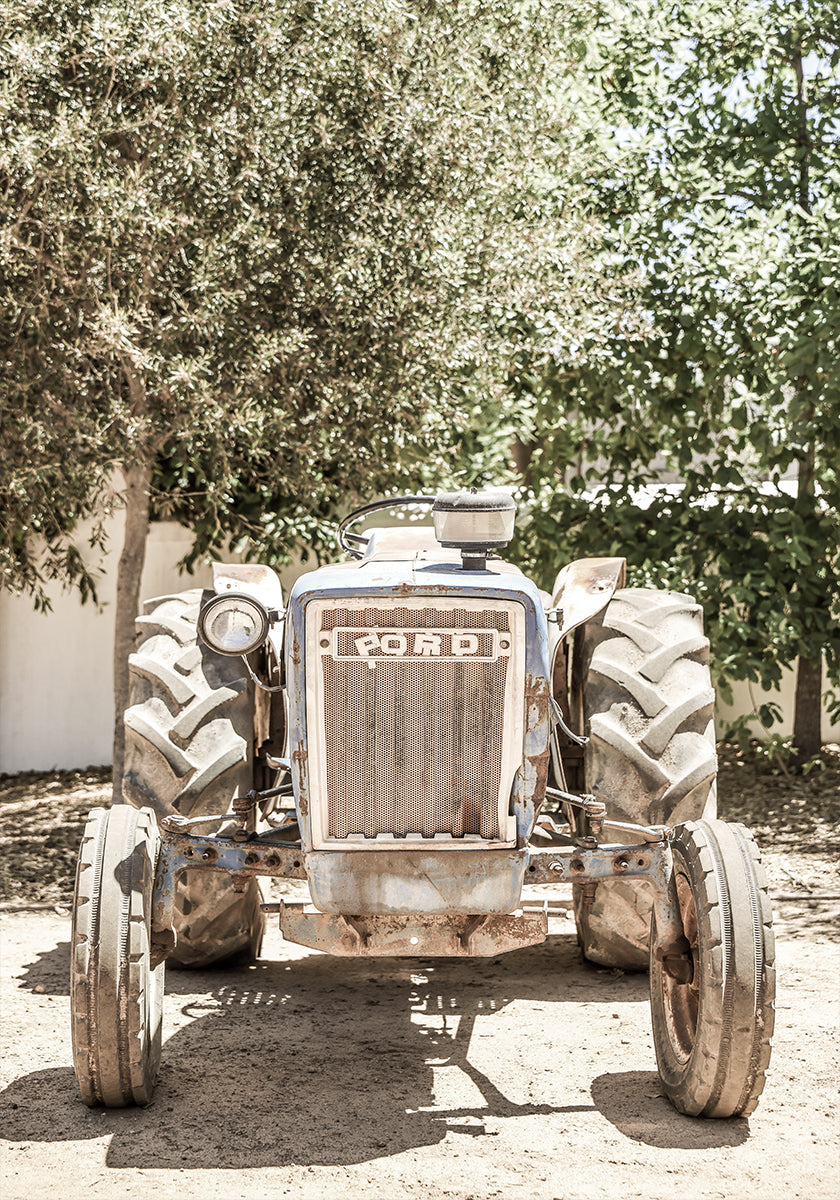 Rugged Tractor Scene Plakat