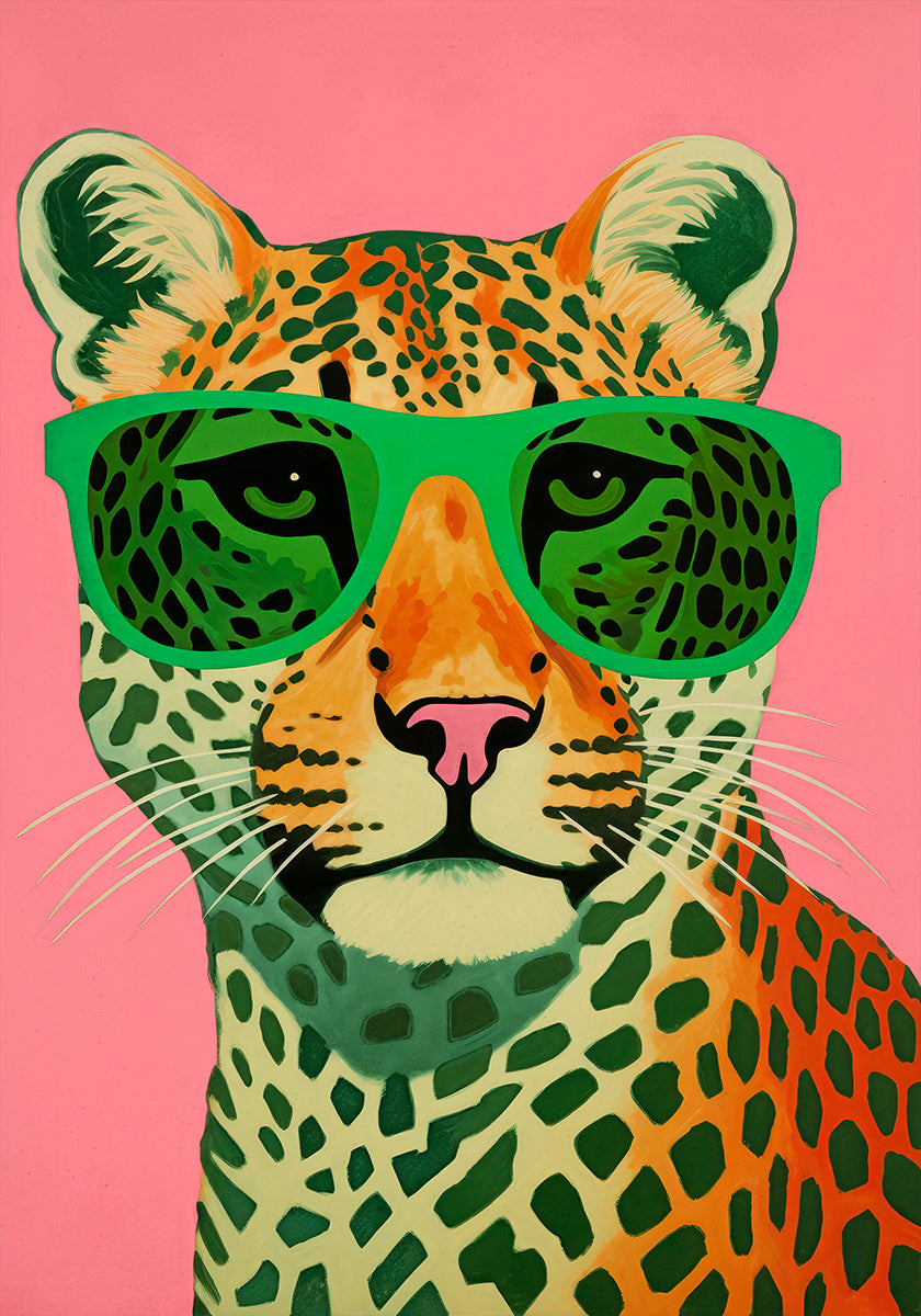 Cool Cat Portrait Plakat