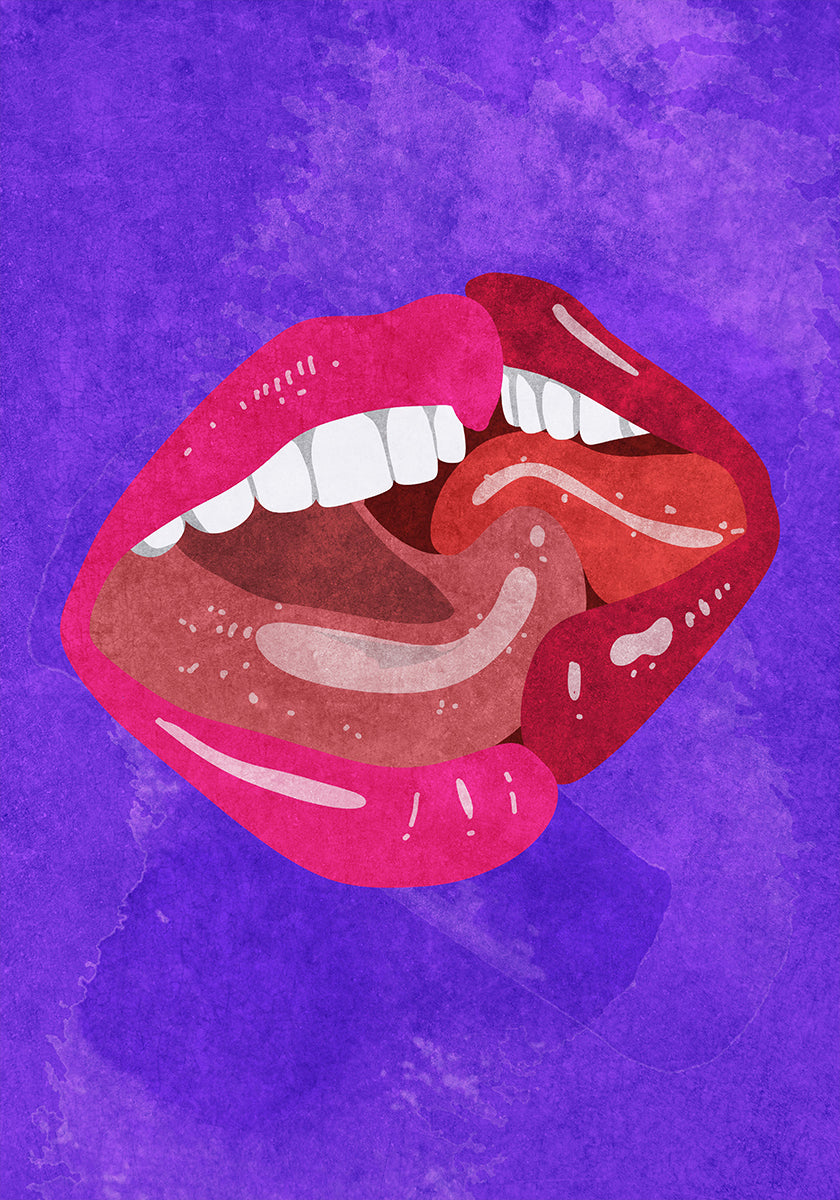 Kissing Plakat - Posterbox