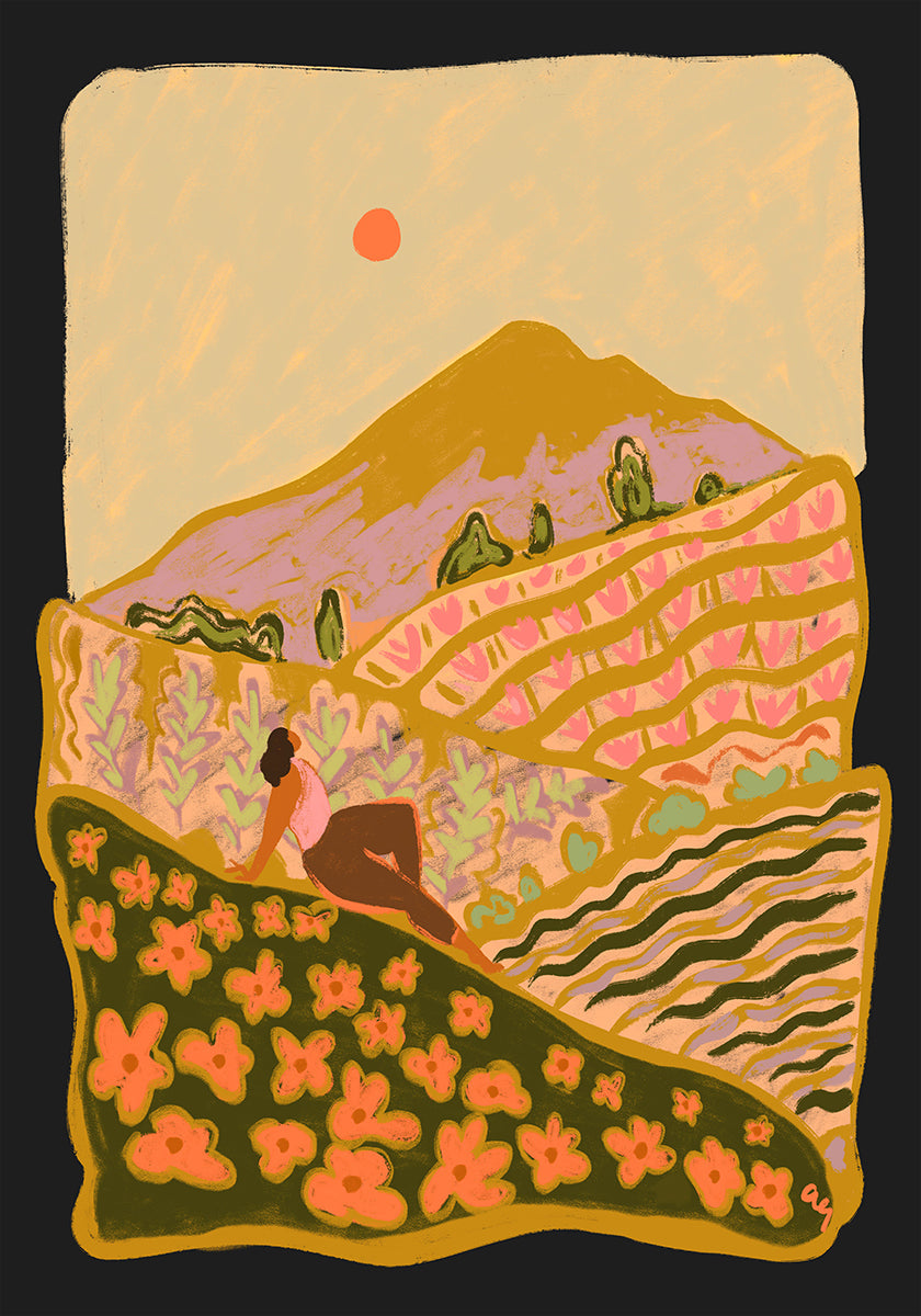 Field Of Flowers Plakat