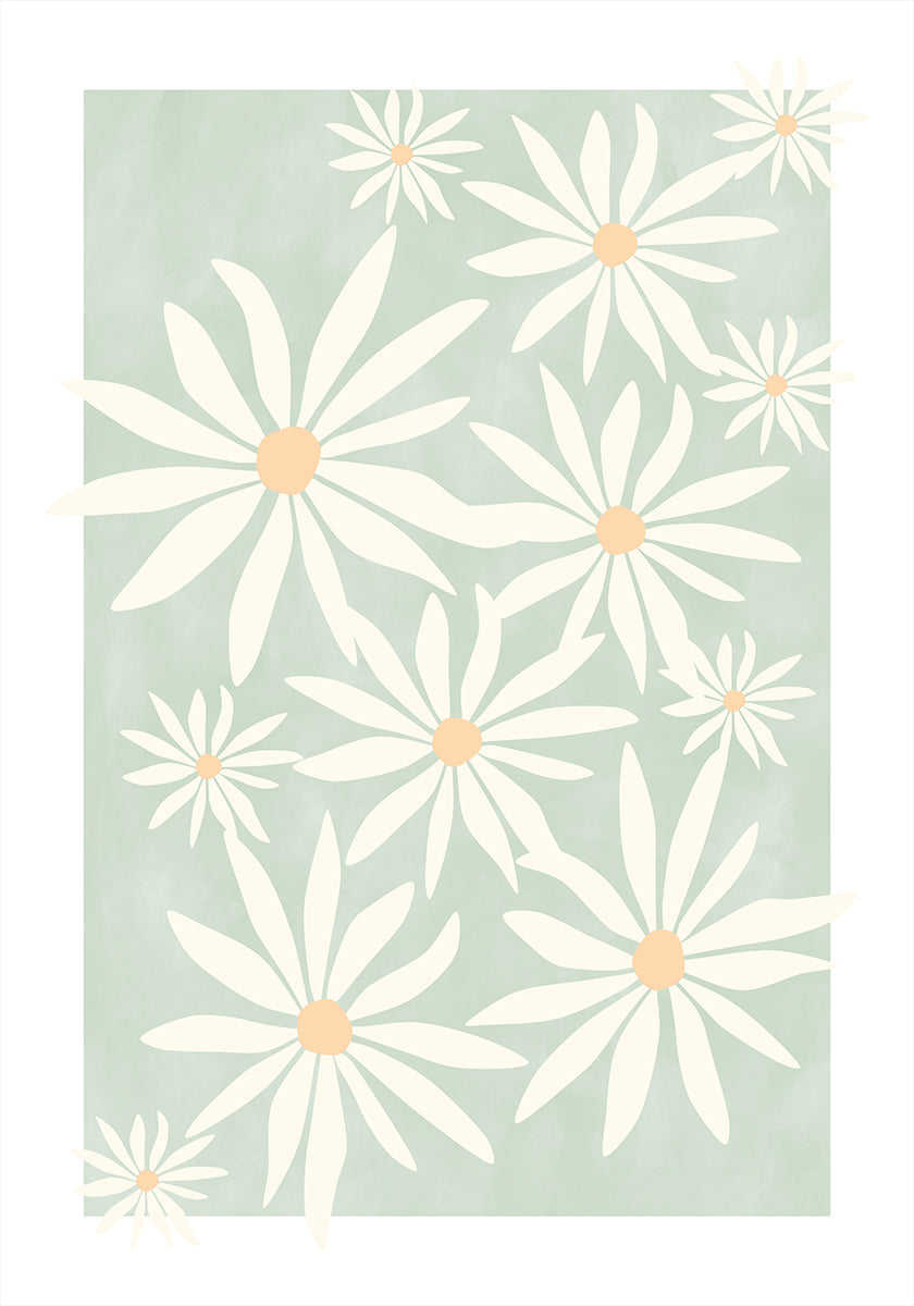 Petals on Sage Plakat