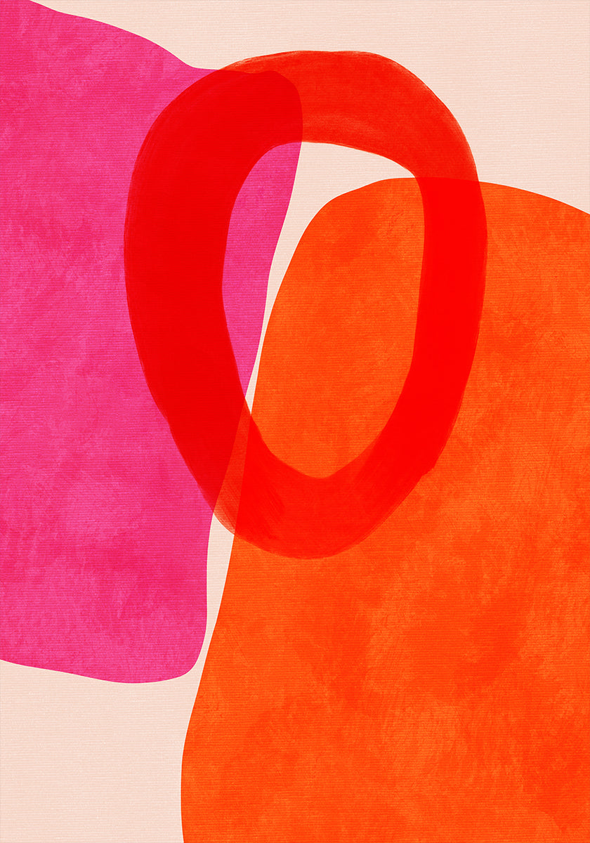 Painted Lines 5 Kopie Plakat