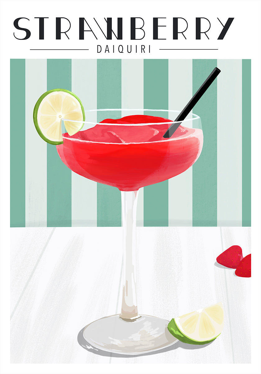 Strawberry Daiquiri Plakat