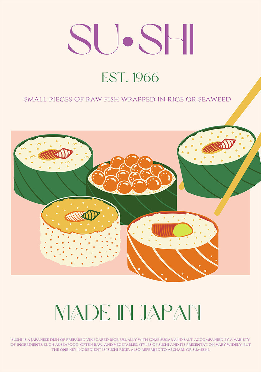 Sushi Delight Plakat