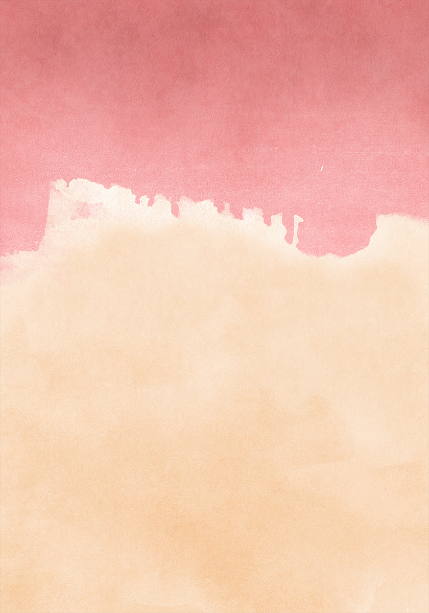 PEACHY PINK SKIES Plakat