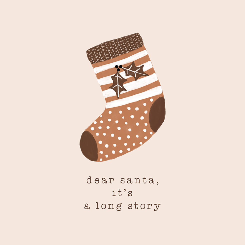 Dear Santa It's a Long Story Poster