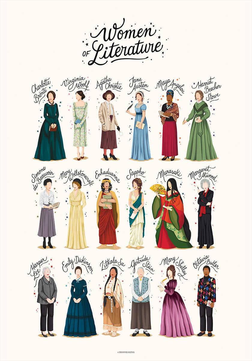 Women of Literature Plakat