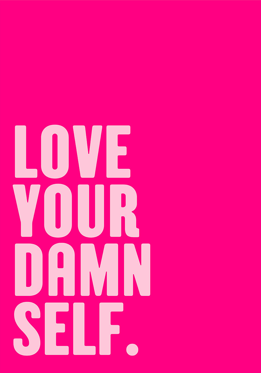 Self-Love Boldly Plakat