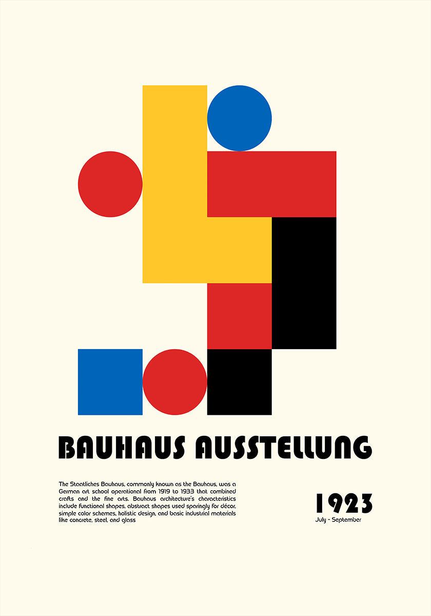 Bauhaus Ausstellung Plakat
