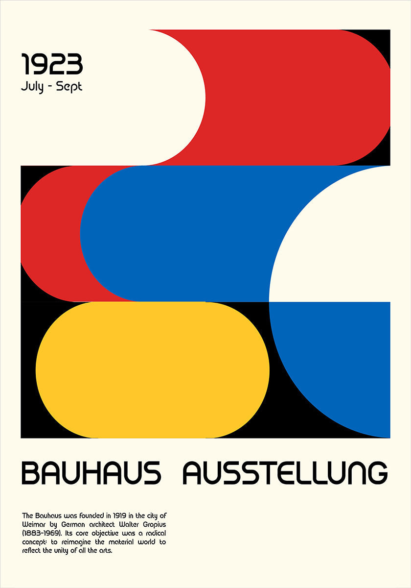 Bauhaus Ausstellung 1923 Plakat