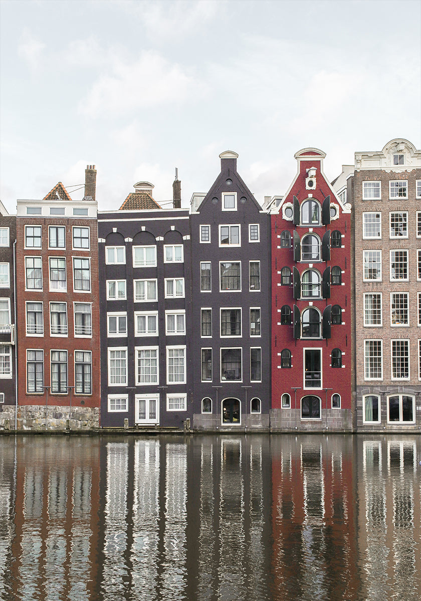 Canal Houses of Amsterdam Plakat