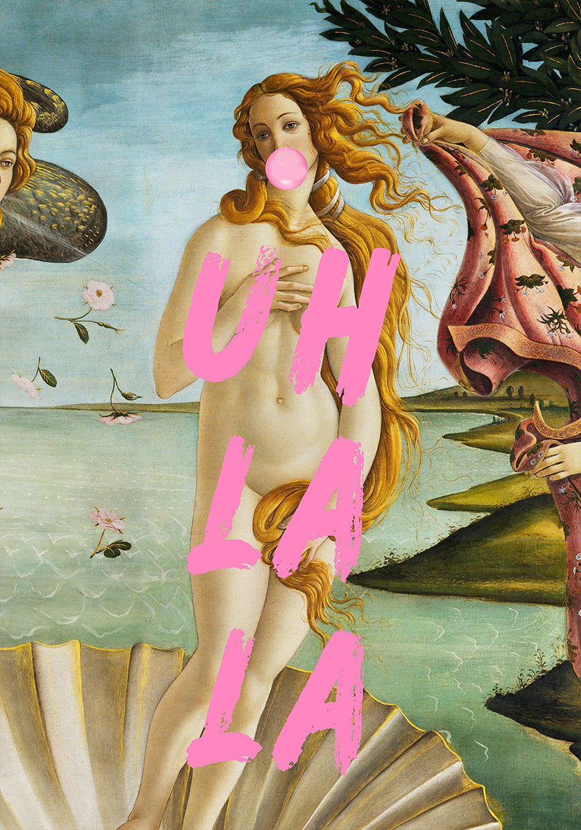 The Birth of Venus by Sandro Botticelli / Uh La La Plakat