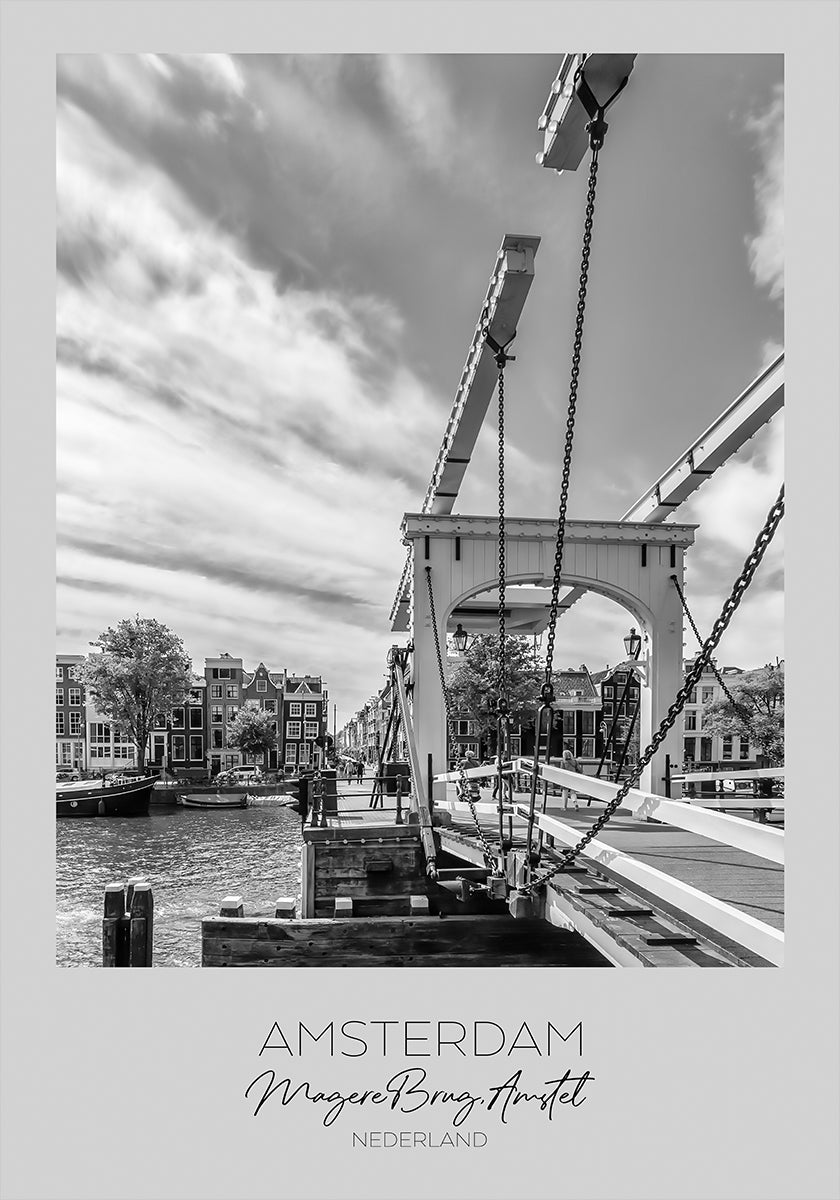 In focus: AMSTERDAM Magere Brug Plakat