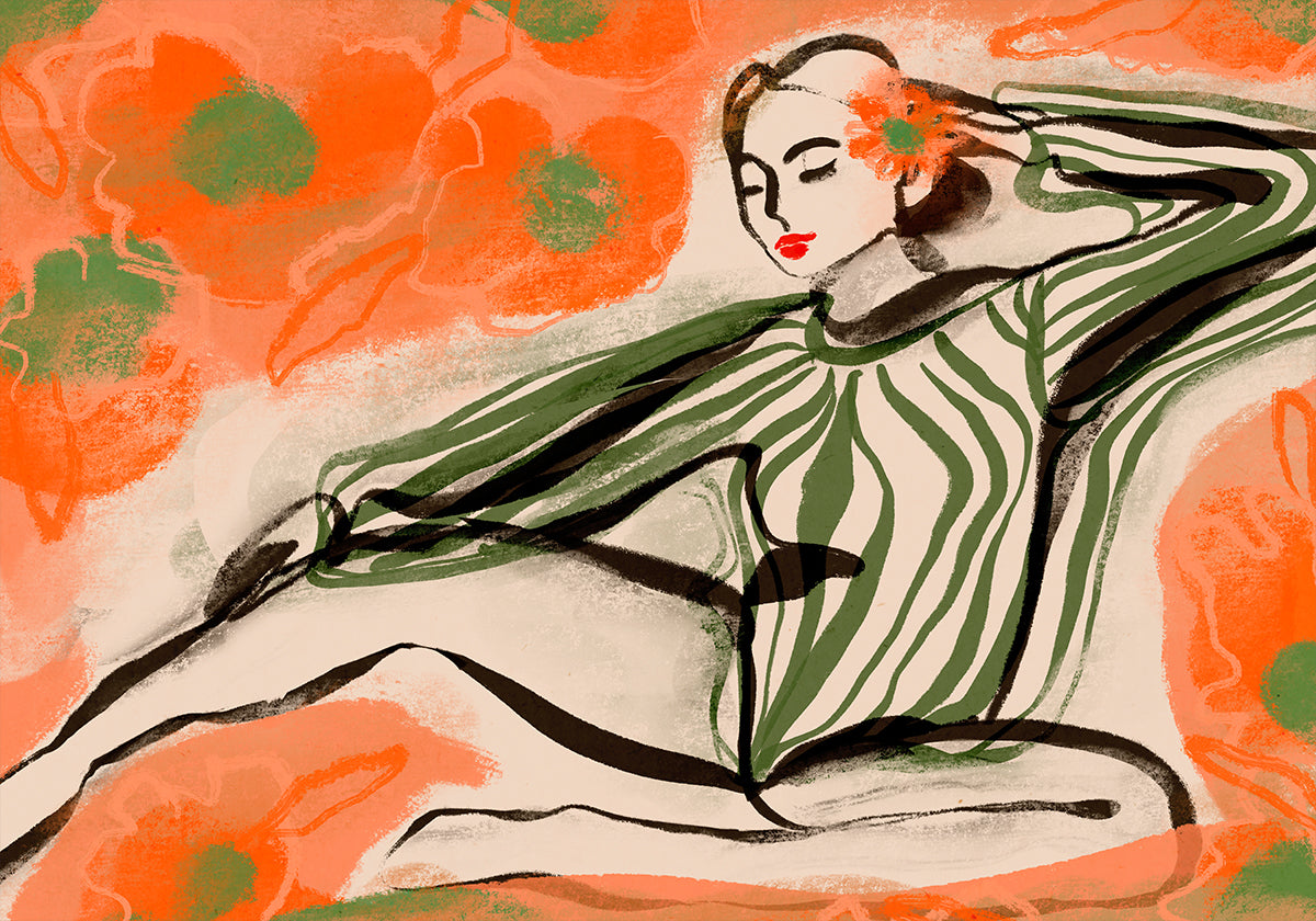 Floral Serenity Plakat