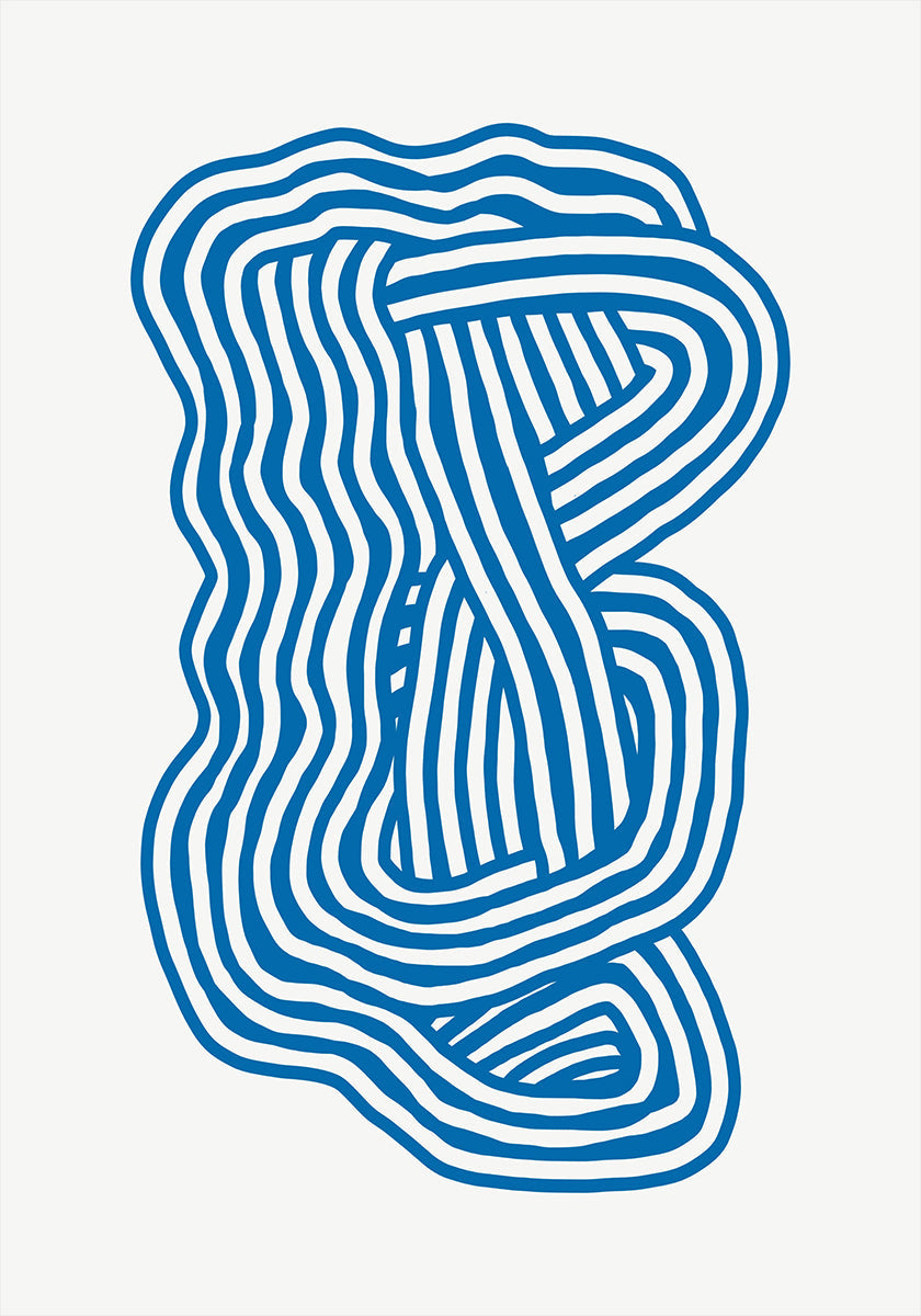 Line art Sculpt Plakat