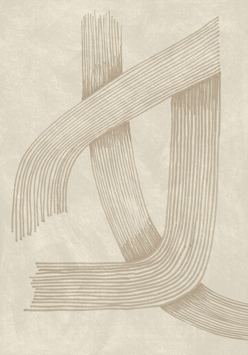 Abstract Sophisticated Line 01 Plakat