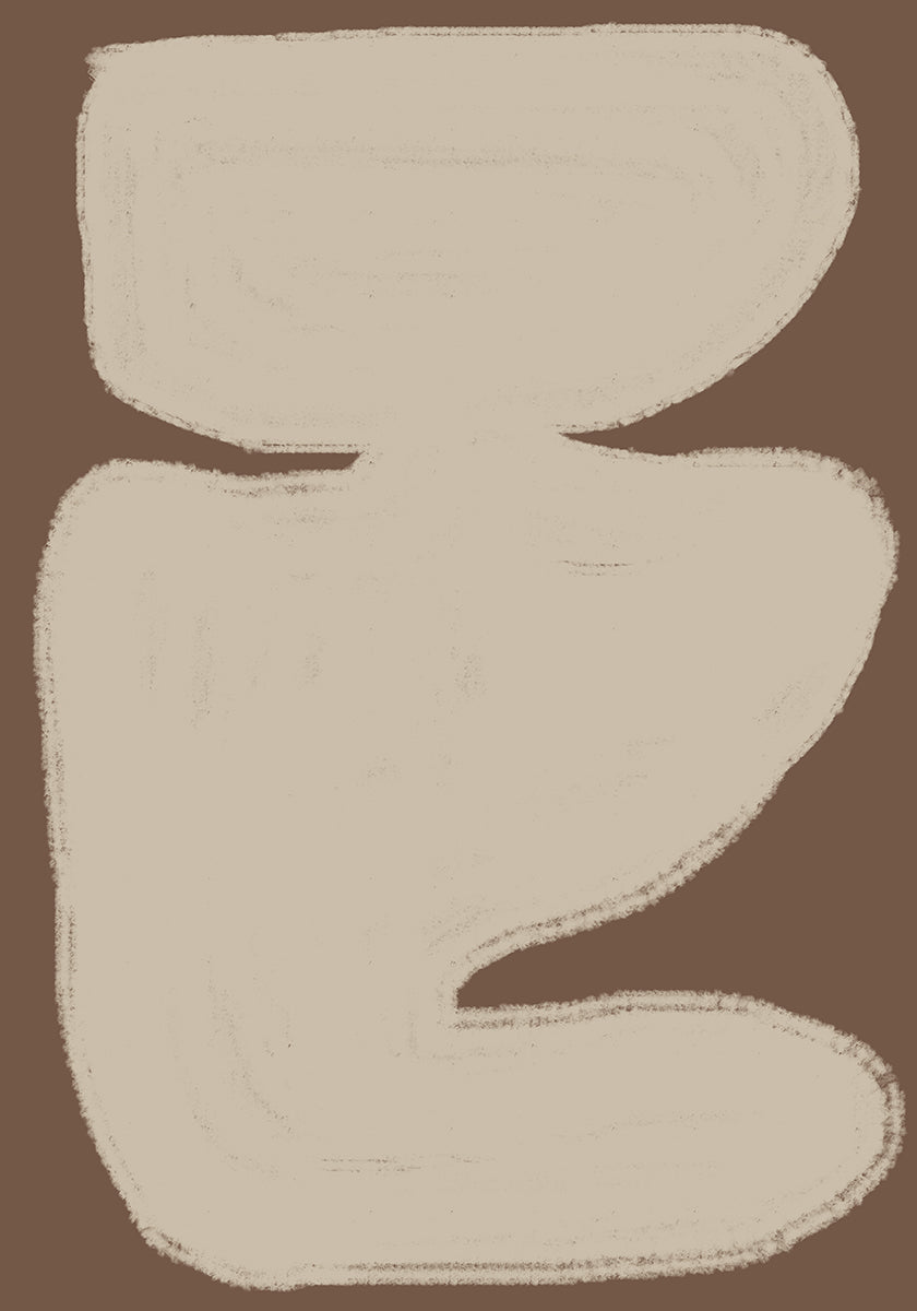 Abstract Whisper Plakat