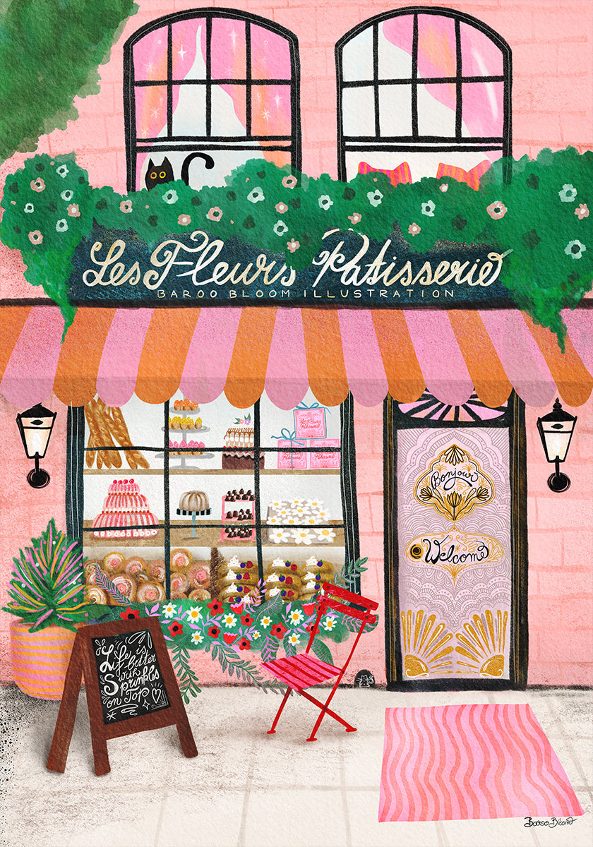 Bake Shop Front Plakat