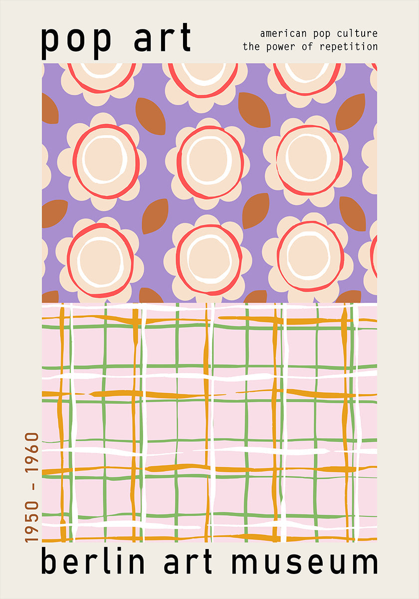 Berlin Art Museum Pop Art Plakat