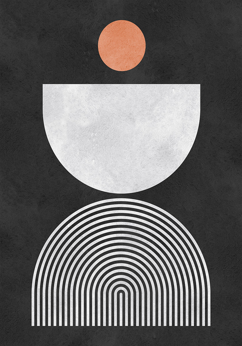 Lines and circles 10 Plakat