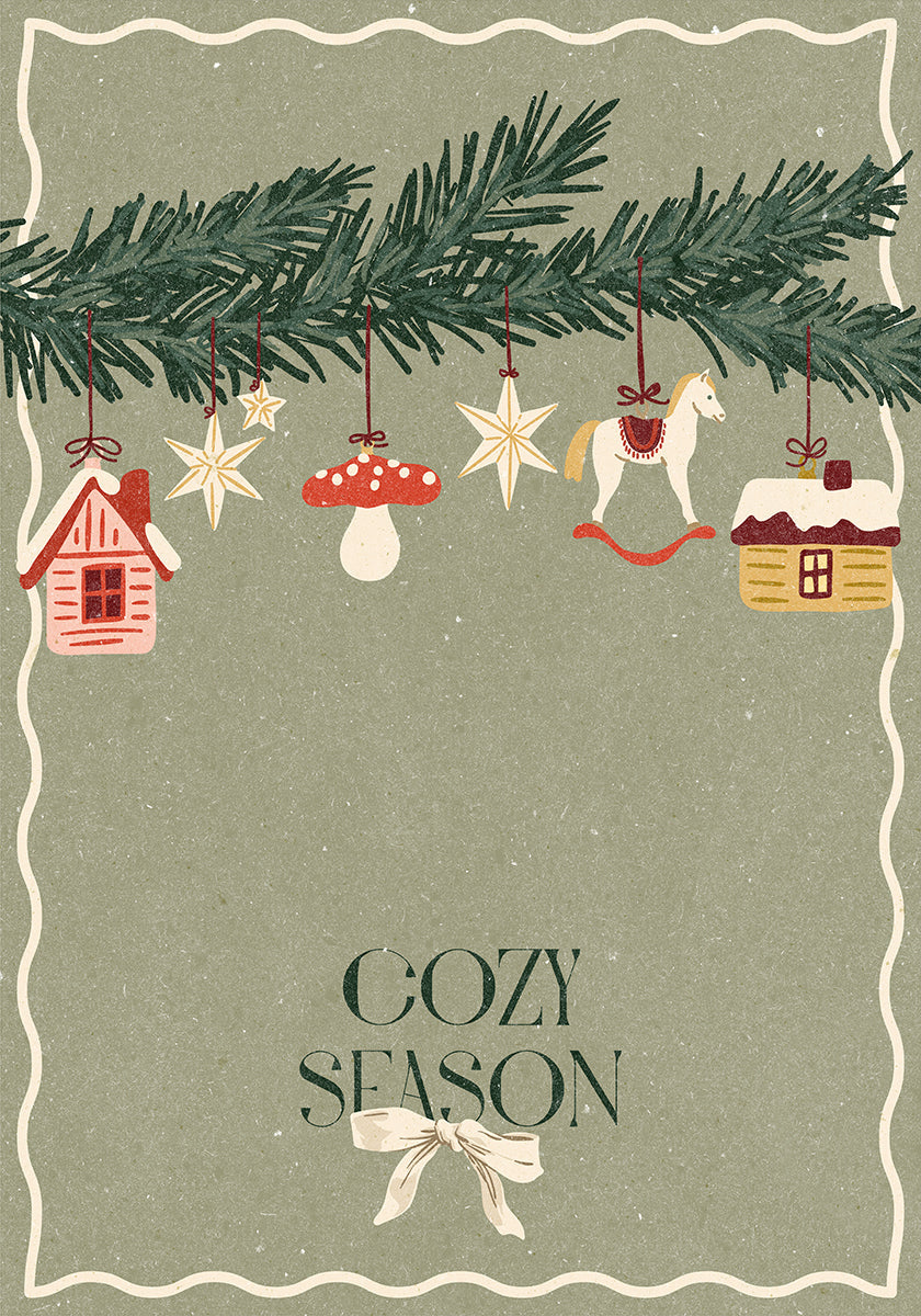 Toys on the Christmas tree Plakat