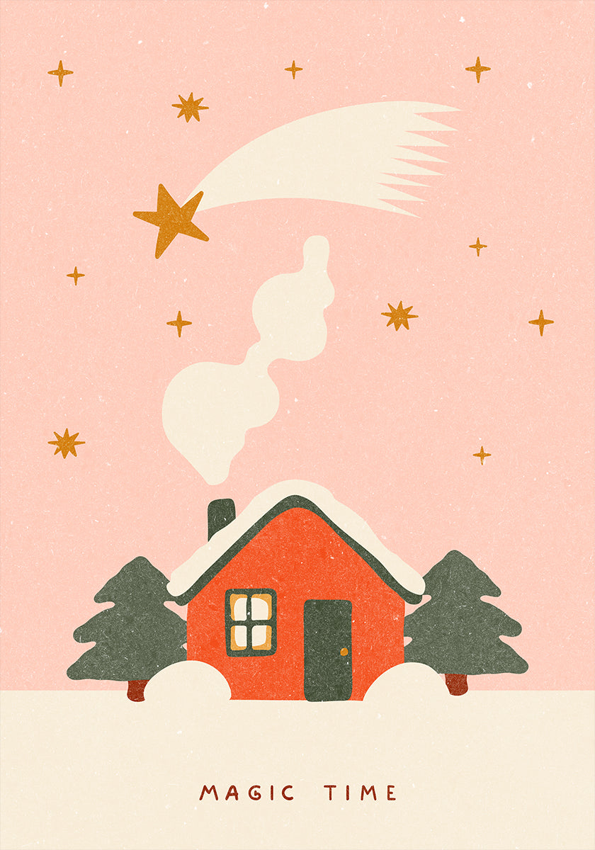 A magical time at Christmas Plakat