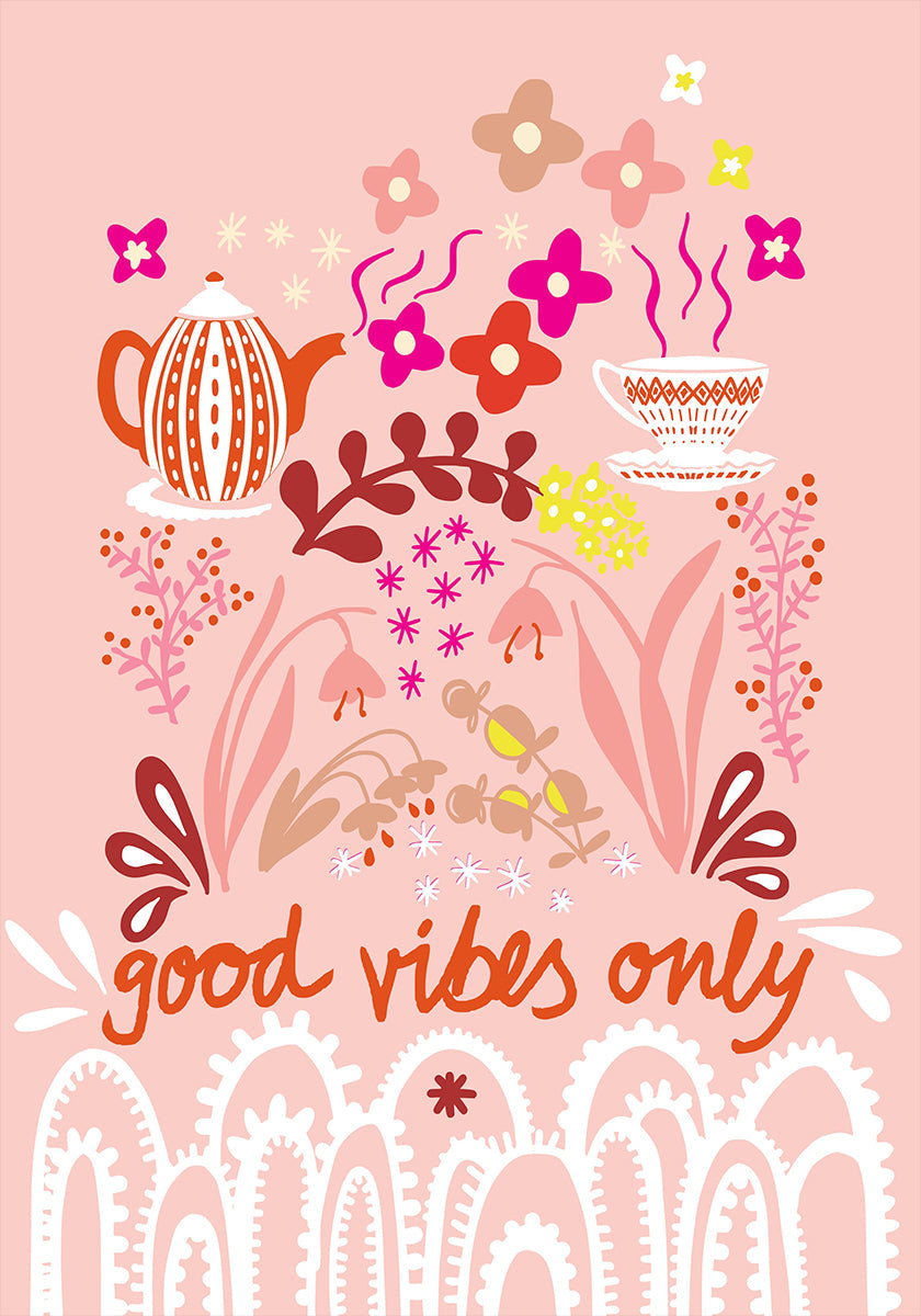Good vibes only Plakat