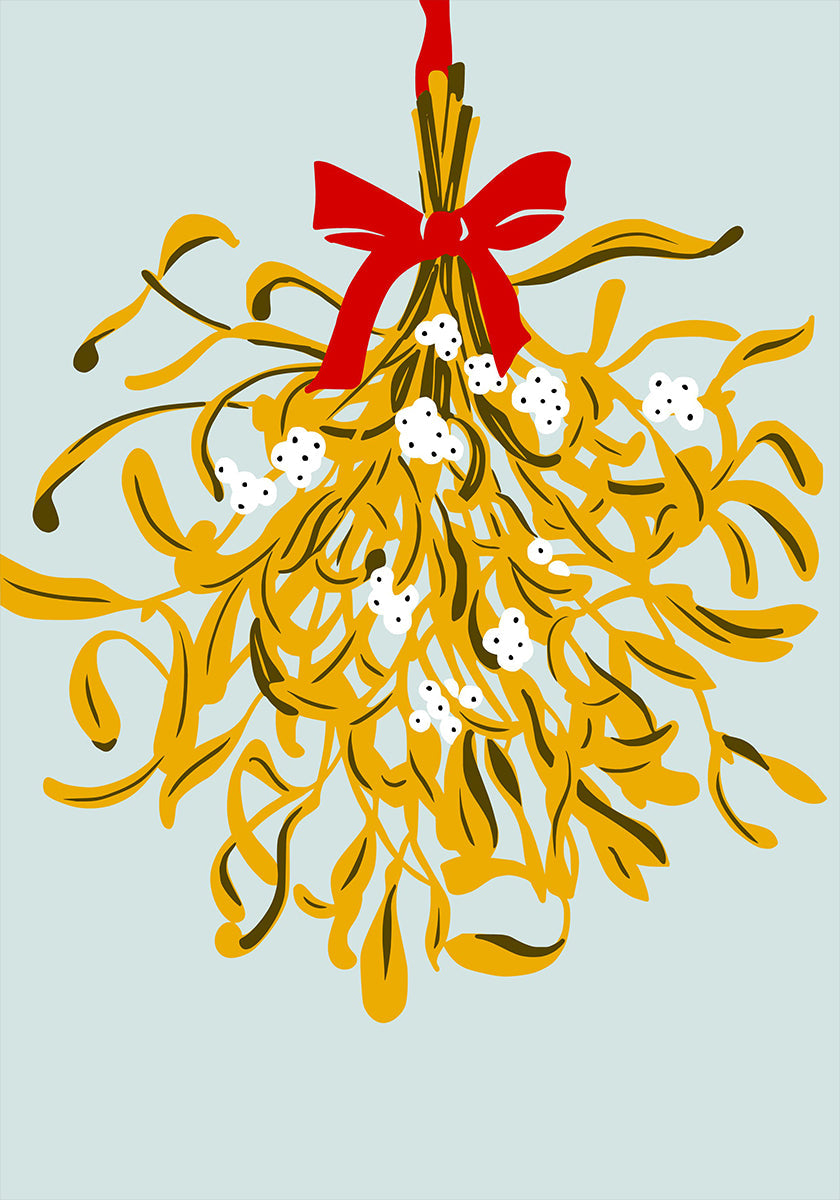 Mistletoe for Christmas Plakat